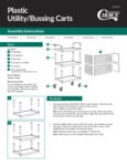 Choice Plastic Bussing Carts Assembly Instructions Choice Plastic Bussing Carts Assembly Instructions
