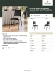 Lancaster Table & Seating 164CHAIRBKBK Specsheet Lancaster Table & Seating 164CHAIRBKBK Specsheet