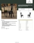 Lancaster Table & Seating 164CNCAFEBLK Specsheet Lancaster Table & Seating 164CNCAFEBLK Specsheet