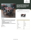 Lancaster Table & Seating 349D3048CBCR Specsheet Lancaster Table & Seating 349D3048CBCR Specsheet