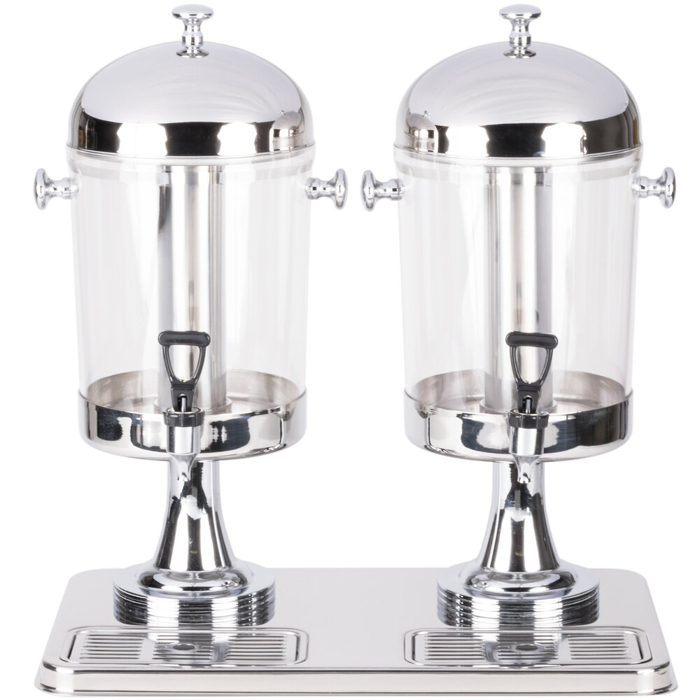 Tablecraft 72 Dual Cold Beverage / Juice Dispenser 4.2 Gallons