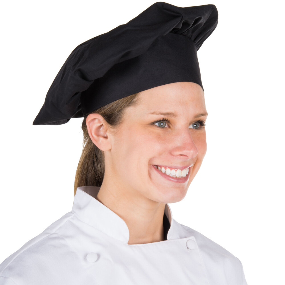 13" Black Chef Hat