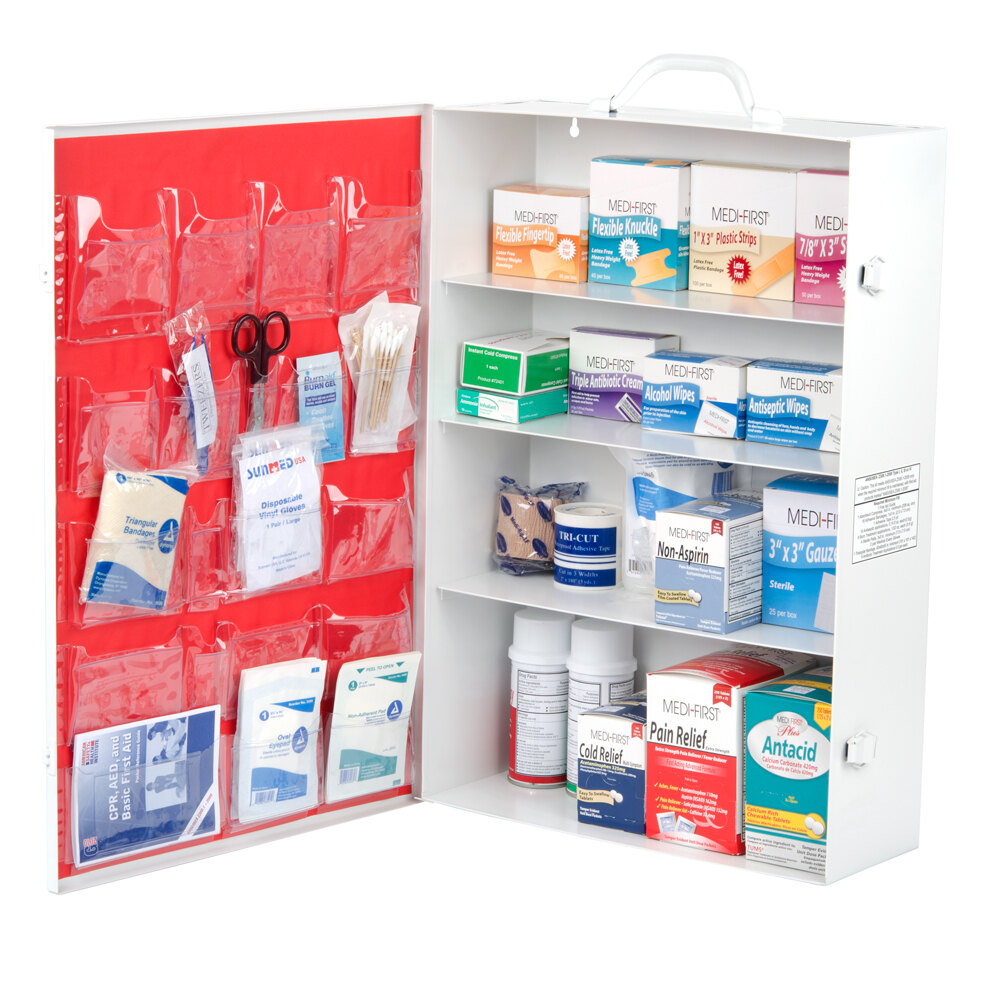 First Aid Kit 4 Shelf Medique 909 pcs. (MFR Item 734M1)