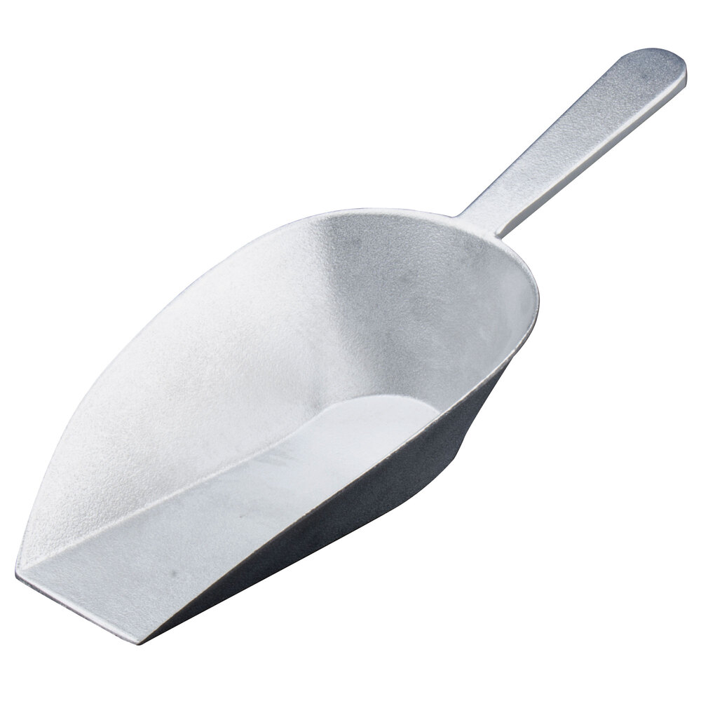 One Piece Flat Bottom Aluminum Scoop 24 oz.