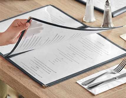 Menu Covers and Books