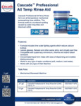 63271187CL_english_Cascade Professional All-Temp Rinse Aid Liquid Concentrate 7-05 - Product Info Sheet.pdf 63271187CL_english_Cascade Professional All-Temp Rinse Aid Liquid Concentrate 7-05 - Product Info Sheet.pdf