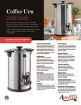 Avantco Coffee Urns Avantco Coffee Urns