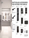 Bobrick Matte-Black-Accessories-Sheet Bobrick Matte-Black-Accessories-Sheet
