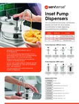 Inset Pump Dispensers Sell Sheets Inset Pump Dispensers Sell Sheets