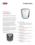 World Dryer VERDEdri New Model 133Q162A2 Sell Sheet World Dryer VERDEdri New Model 133Q162A2 Sell Sheet