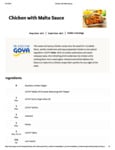 Chicken with Malta Sauce Recipe Chicken with Malta Sauce Recipe