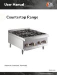 Cooking Performance Group Countertop Range Manual Cooking Performance Group Countertop Range Manual