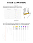Glove Sizing Chart Glove Sizing Chart