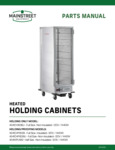 Parts Manual for cabinets Parts Manual for cabinets