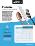 Inventory Level Guide - Flatware Inventory Level Guide - Flatware