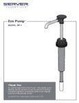 Manual for Server 888000 BP-1 Eco Pump Manual for Server 888000 BP-1 Eco Pump