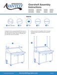 Overshelves Instruction Sheet Overshelves Instruction Sheet