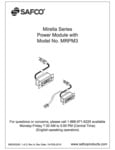 Safco Mirella MRPM3 Power Module Assembly Instructions Safco Mirella MRPM3 Power Module Assembly Instructions