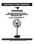 Tornado HI-FAN-30HVF-1P Manual Tornado HI-FAN-30HVF-1P Manual