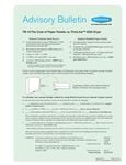 TrimLine Advisory Bulletin TrimLine Advisory Bulletin