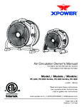 XPOWER FC Series Air Circulator Owner's Manual XPOWER FC Series Air Circulator Owner's Manual