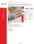 Avantco Equipment HD-G11 Specsheet Avantco Equipment HD-G11 Specsheet