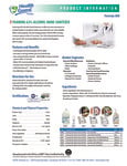 Foaming 62% Alcohol Hand Sanitizer Brochure Foaming 62% Alcohol Hand Sanitizer Brochure