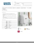 Lavex 158LAVHDSSW Specsheet Lavex 158LAVHDSSW Specsheet