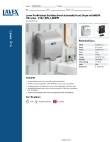 Lavex Pro 158LAVPHDS Specsheet Lavex Pro 158LAVPHDS Specsheet