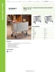 Regency Tables & Sinks 600IB1836M Specsheet Regency Tables & Sinks 600IB1836M Specsheet