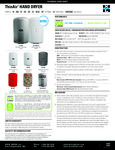 Excel Dryer ThinAir Tech-spec Sheet Excel Dryer ThinAir Tech-spec Sheet