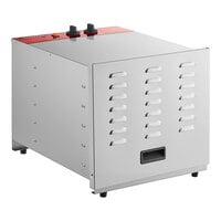 Avantco CFD10 Ten Tray Stainless Steel Food Dehydrator with Removable Door - 120V, 1000W