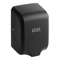Lavex Black Stainless Steel Automatic Hand Dryer - 110/120V, 1,350W