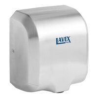 Lavex Pro Brushed Stainless Steel Automatic Hand Dryer with HEPA Filtration - 110/120V, 1,800W