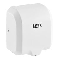 Lavex Pro White Stainless Steel Automatic Hand Dryer with HEPA Filtration - 110/120V, 1,800W