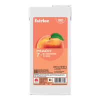 Fairlee Peach 7:1 Beverage Concentrate Syrup 33.8 fl. oz. - 6/Case