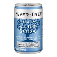 Fever-Tree Premium Club Soda Can 5 fl. oz. - 24/Case