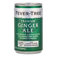 Fever-Tree Premium Ginger Ale Can 5 fl. oz. - 24/Case
