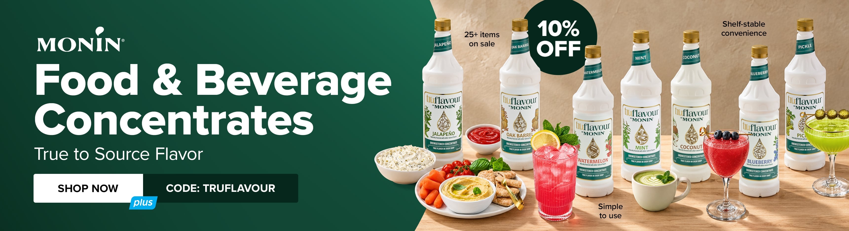 10% Off Food and Beverage Concentrates - True to Source Flavor. Shop Now. Use Code: TRUFLAVOUR