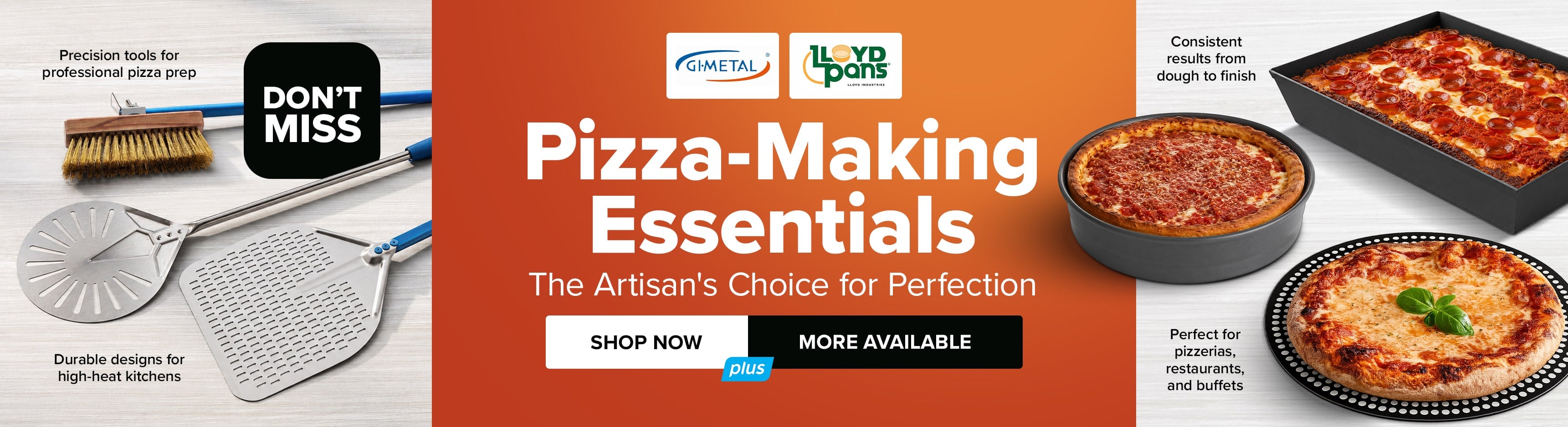 Pizza-Making Essentials from GI Metals and Lloyd Pans 07132026