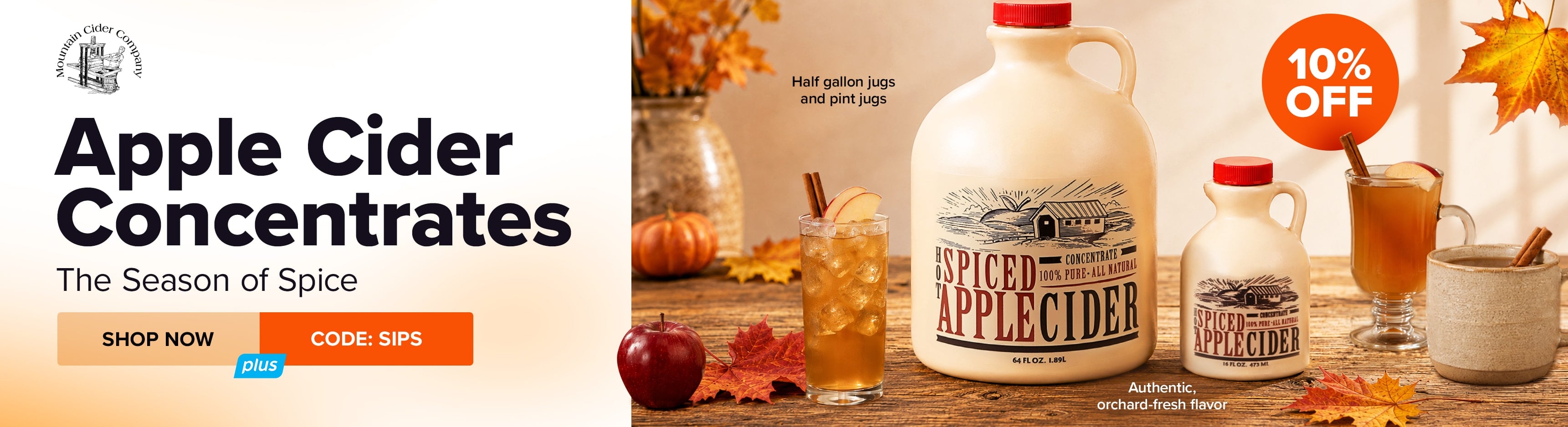 Save 10% This Week on Mountain Cider Apple Cider Concentrates; Use Code: SIPS