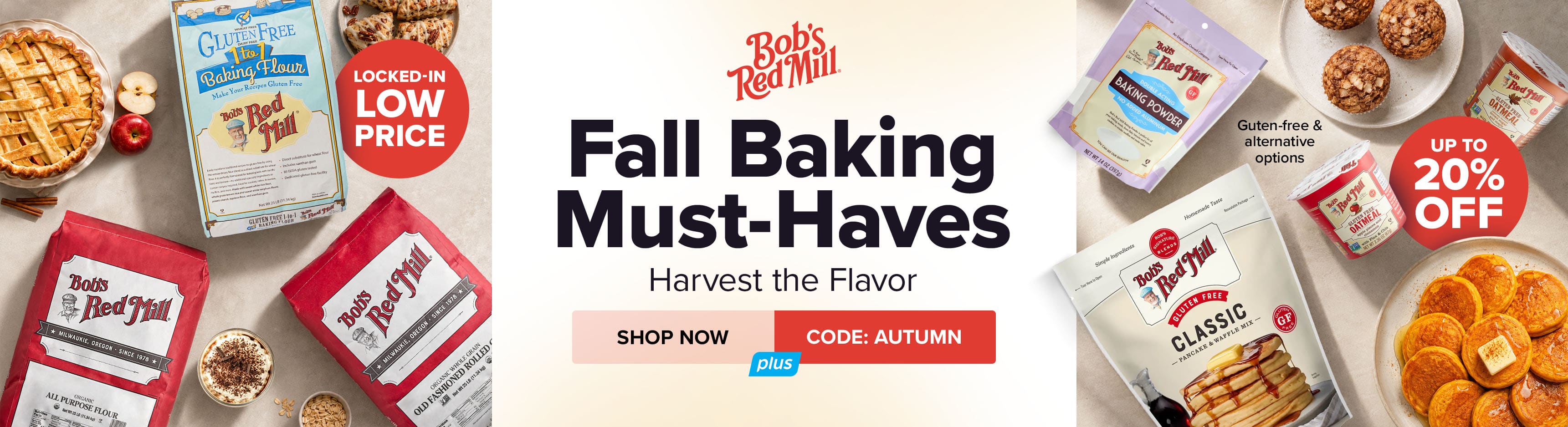 Save Up to 20% Off This Week on Bob's Red Mill Fall Baking Must-Haves; Use Code: COZY