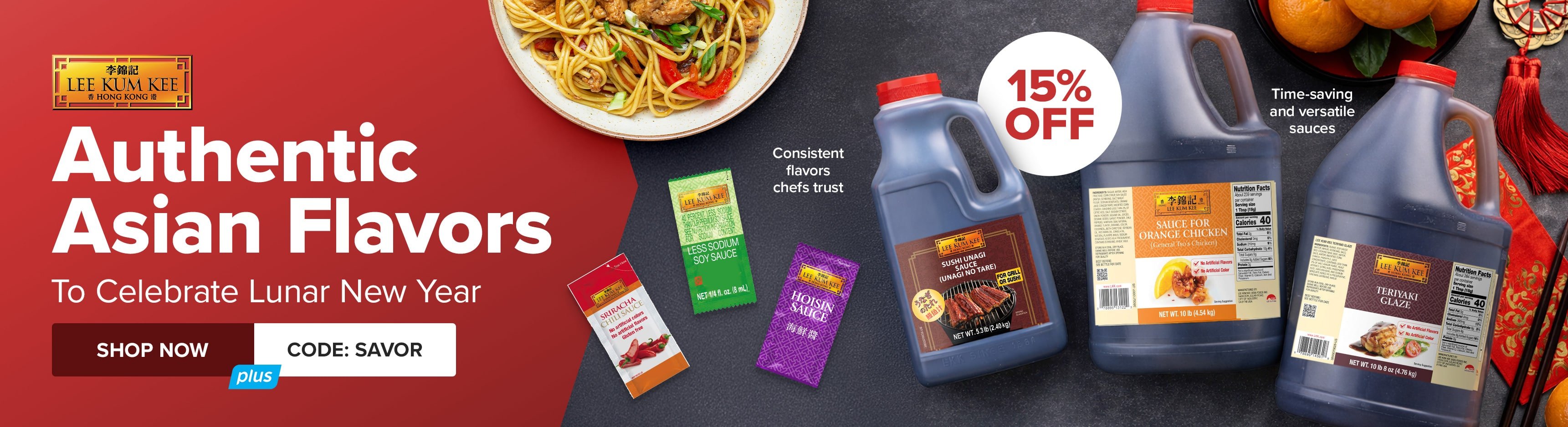 15% Off Authentic Asian Flavors To Celebrate Lunar New Year - Use Code SAVOR
