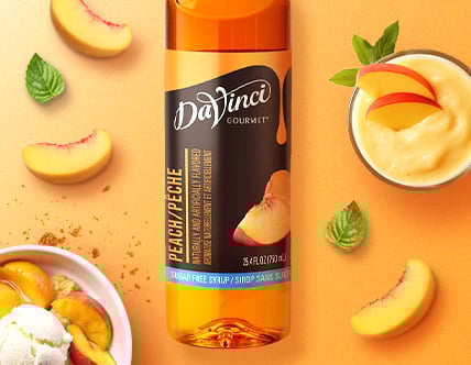 DaVinci Gourmet Sugar Free Peach Flavoring Syrup