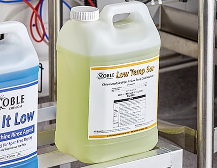 Noble Machine Dish Washing & Sanitizing Chemicals