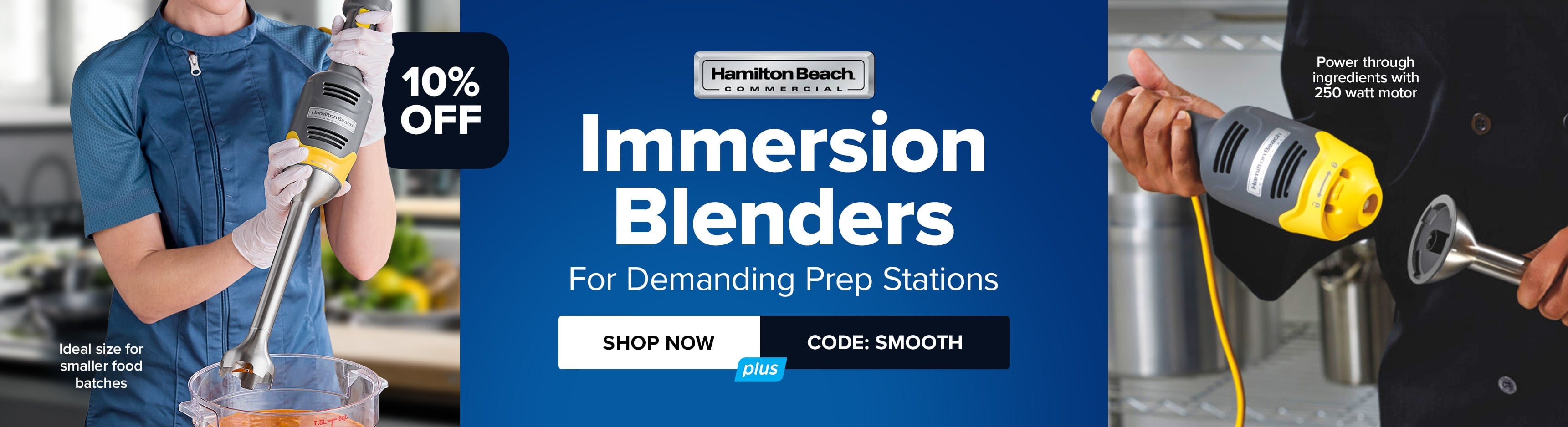 Hamilton Beach Immersion Blenders 10% Off - Use Code: SMOOTH 07132026